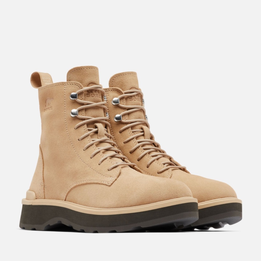 Women's Hi-Line Lace Boots - Canoe, Tawny Buff Size 8.5